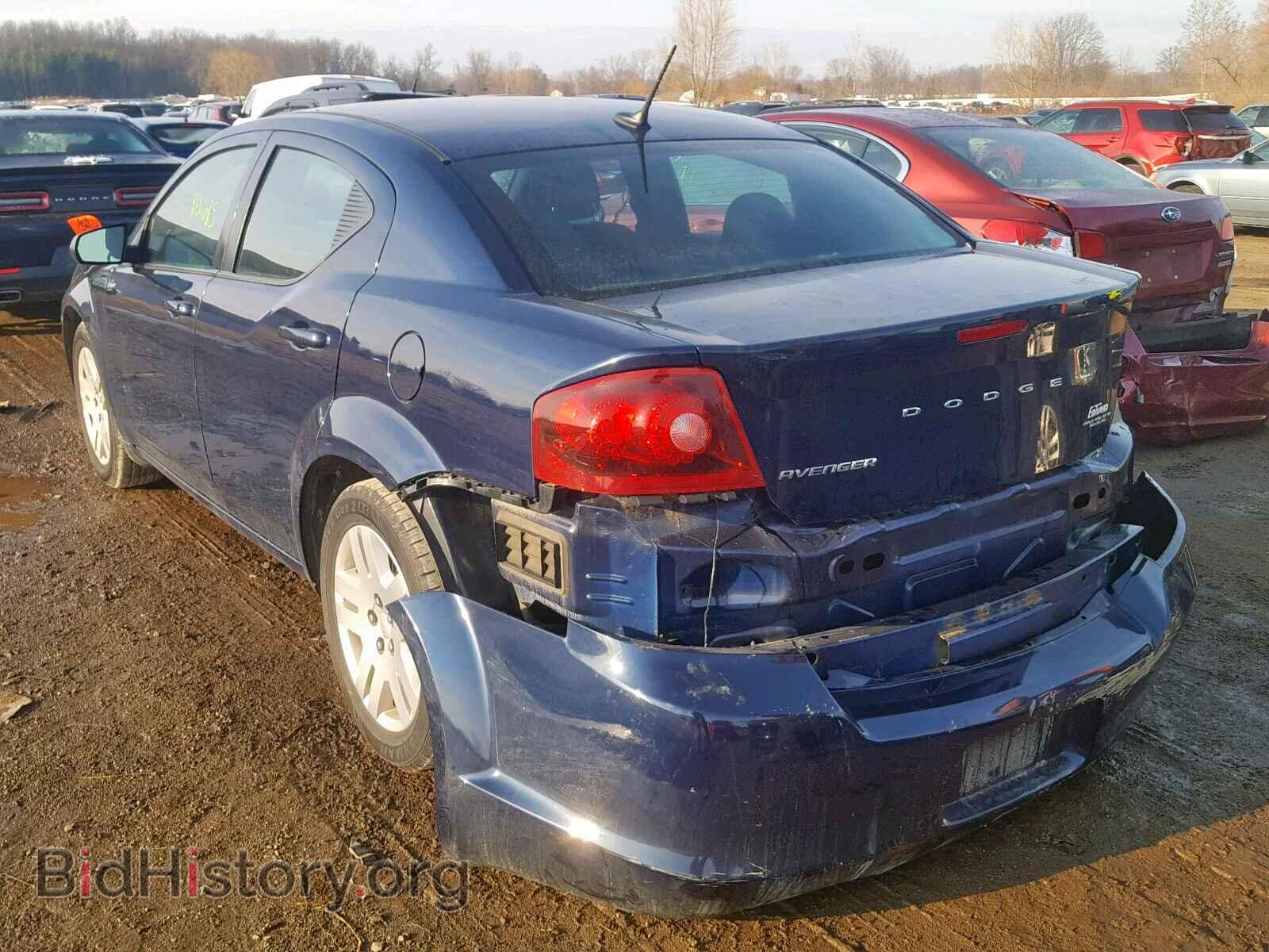 2014 DODGE AVENGER - VIN: 1C3CDZAB1EN129627 - Фото 3