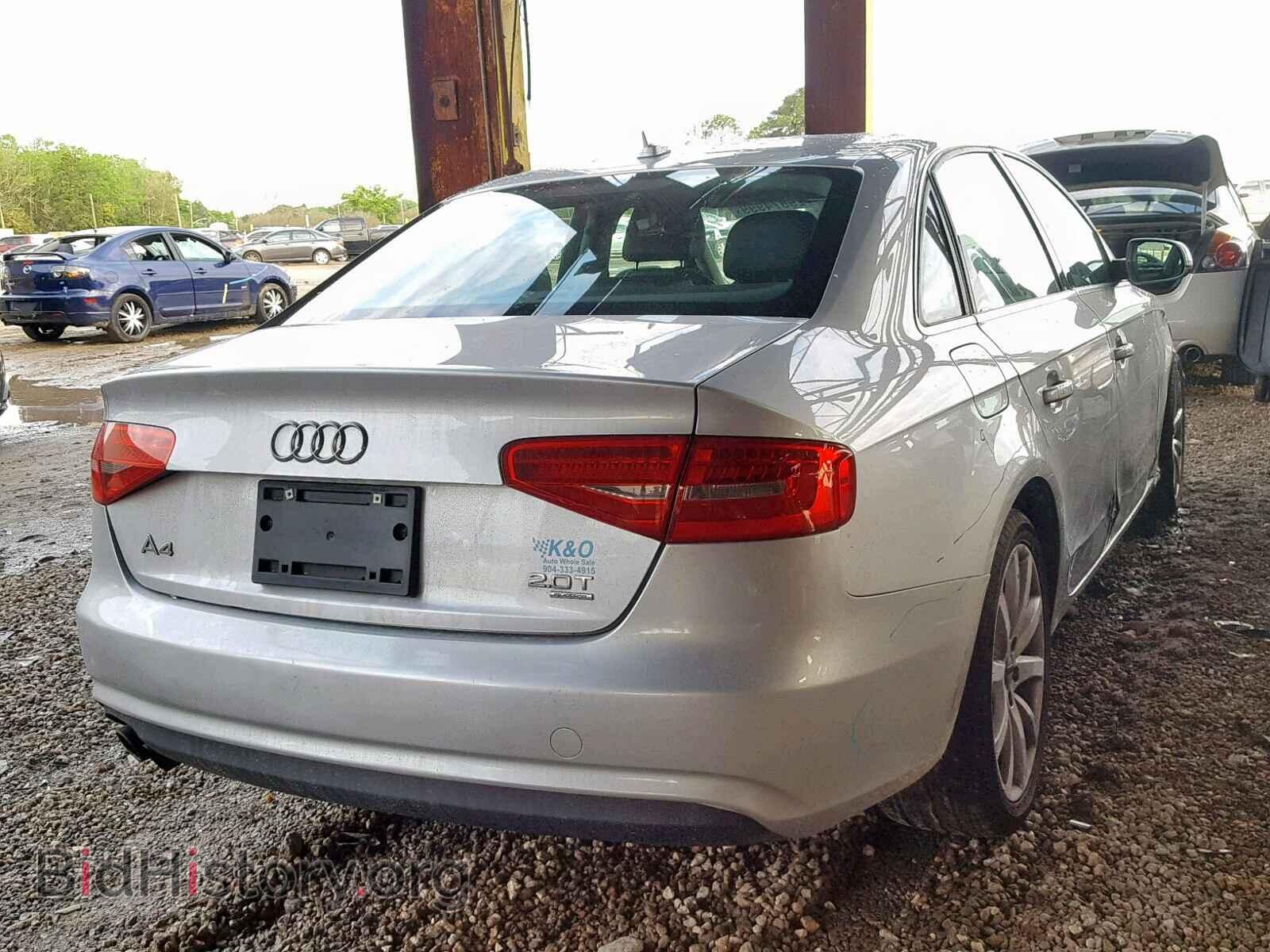 2013 AUDI A4 - VIN: WAUFFAFL9DN004344 - Photo 4