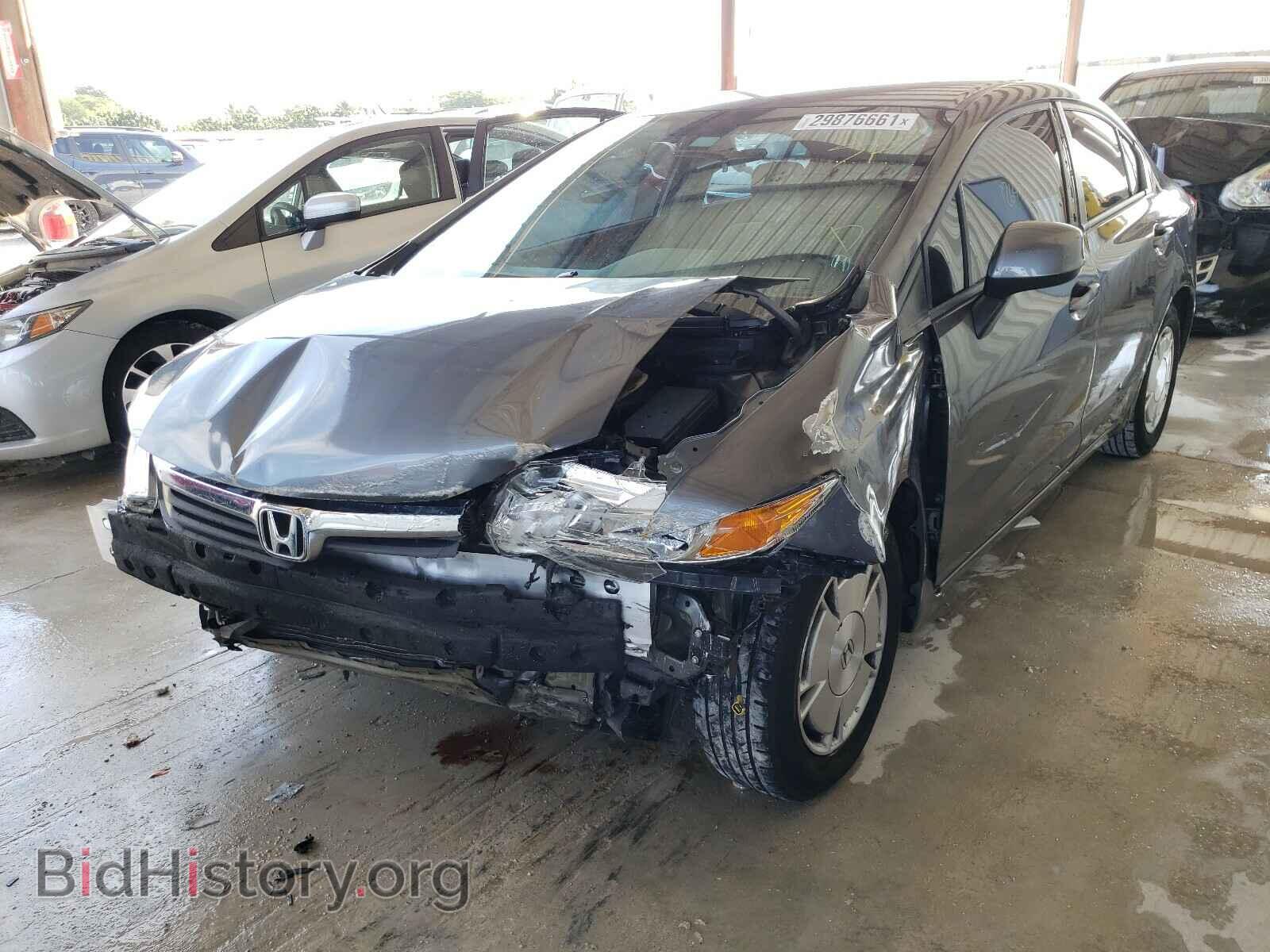 2012 HONDA CIVIC - VIN: 2HGFB2F68CH322642 - Фото 2