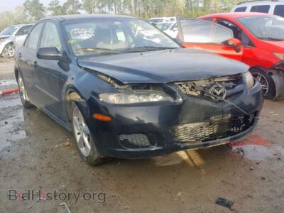 2008 Mazda 6 6 I, черный — VIN 1YVHP80C085M22883, Copart