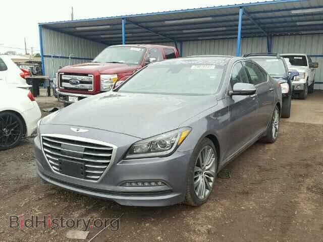 2015 HYUNDAI GENESIS - VIN: KMHGN4JFXFU072637 - Фото 2