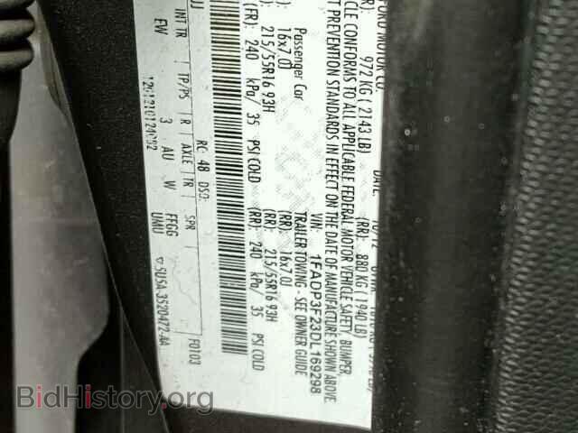 2013 FORD FOCUS - VIN: 1FADP3F23DL169298 - Photo 10
