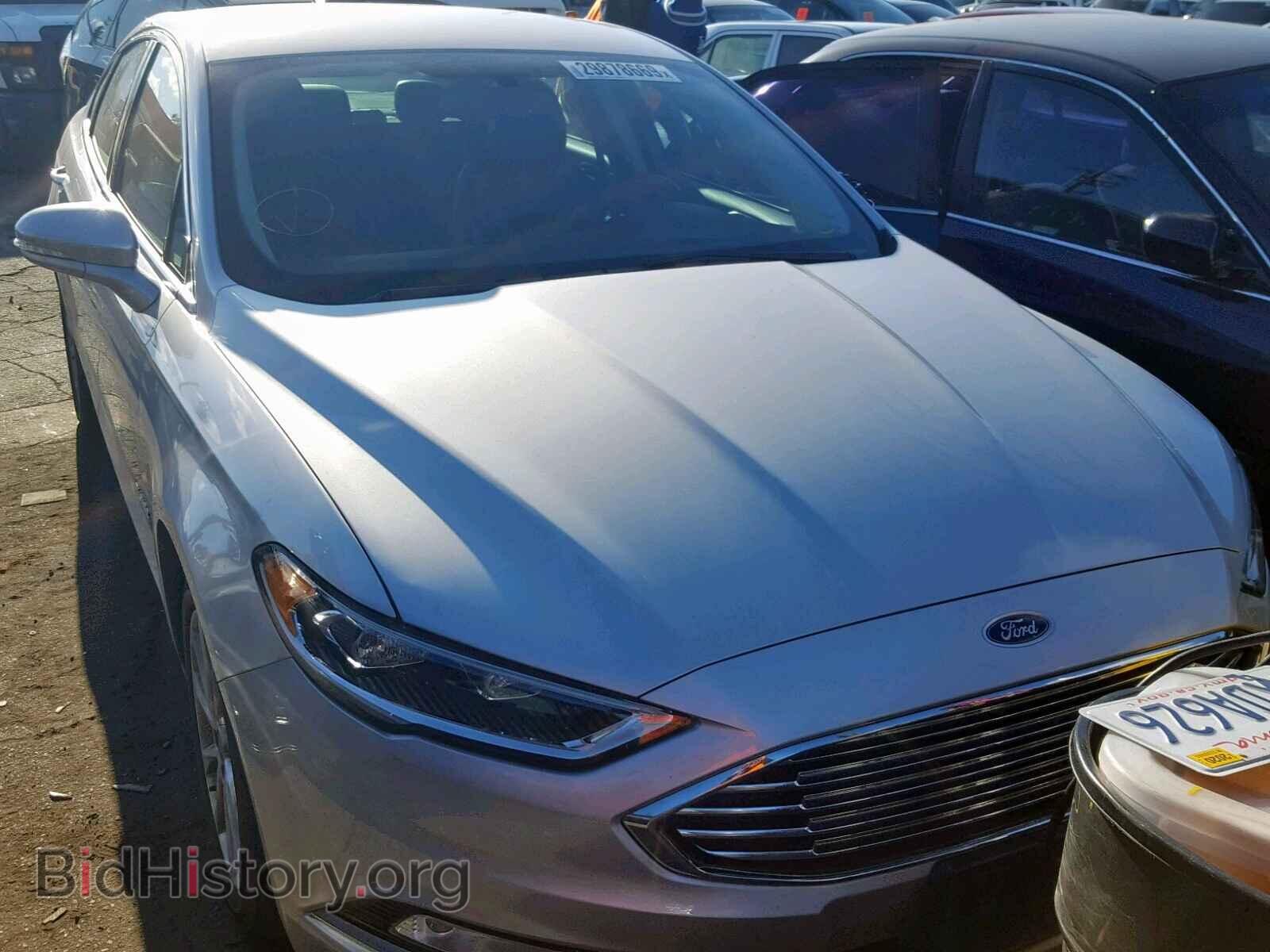 Фотография 3FA6P0PU3HR163869 - FORD FUSION SE 2017