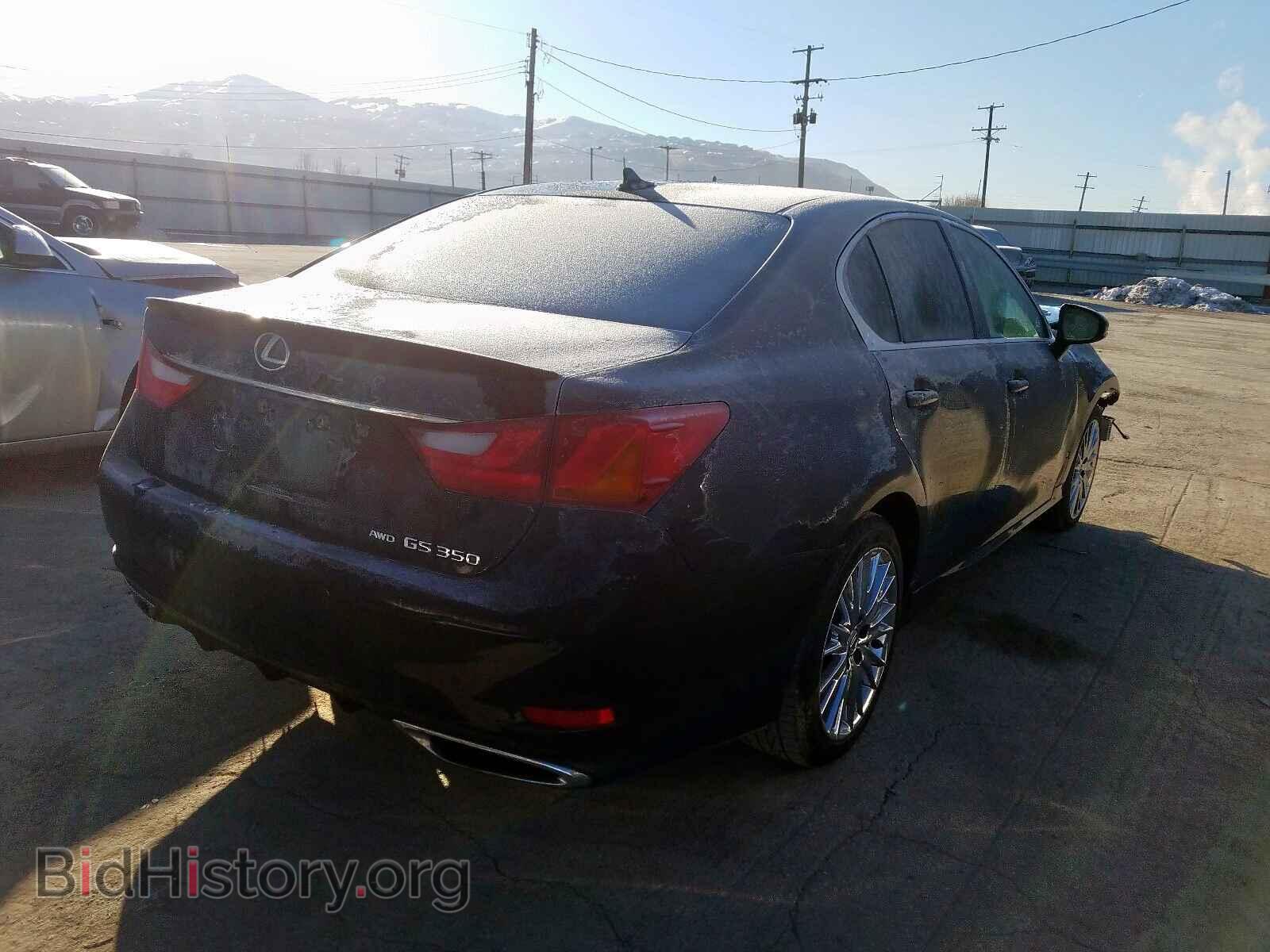 2013 LEXUS GS350 - VIN: JTHCE1BL8D5001593 - Фото 4