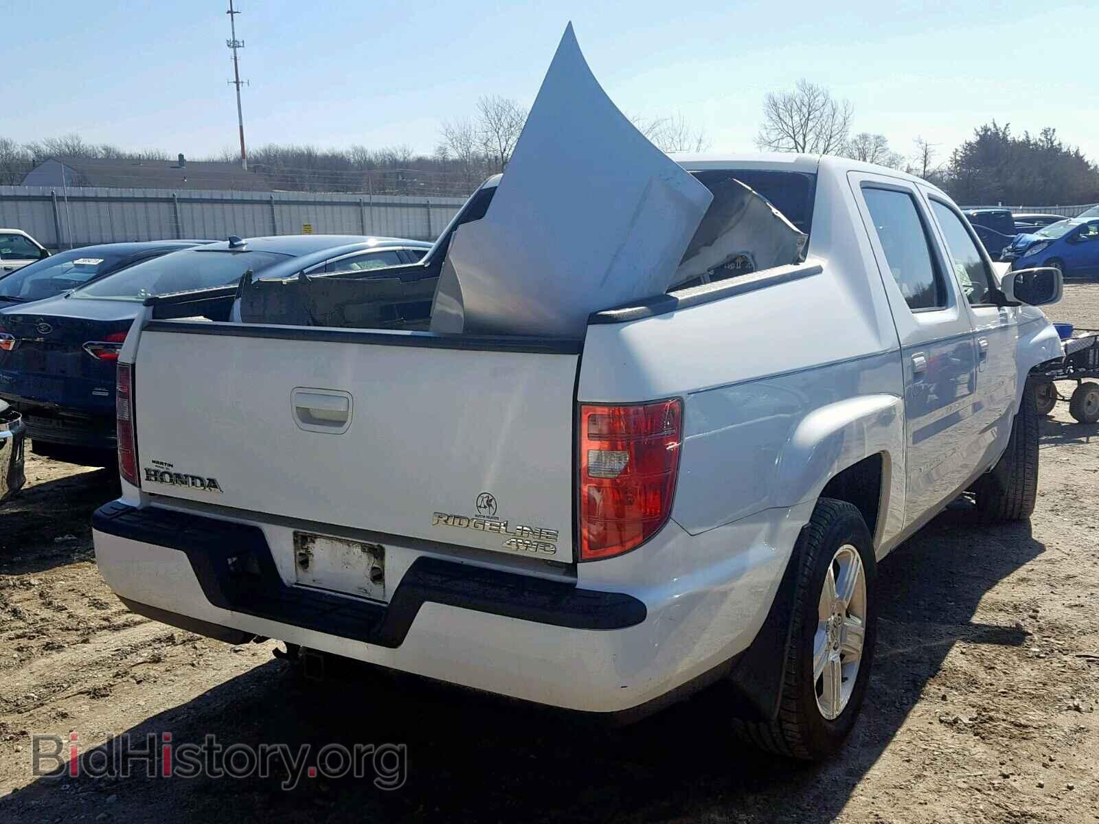 2011 HONDA RIDGELINE - VIN: 5FPYK1F50BB454122 - Фото 4