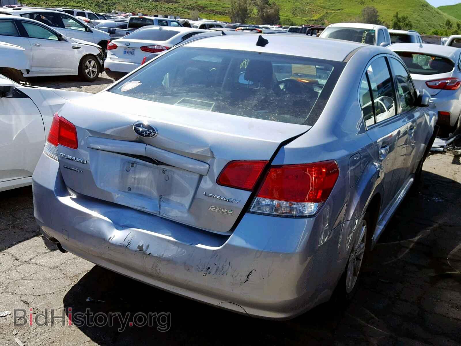 2012 SUBARU LEGACY - VIN: 4S3BMBF61C3009779 - Фото 4