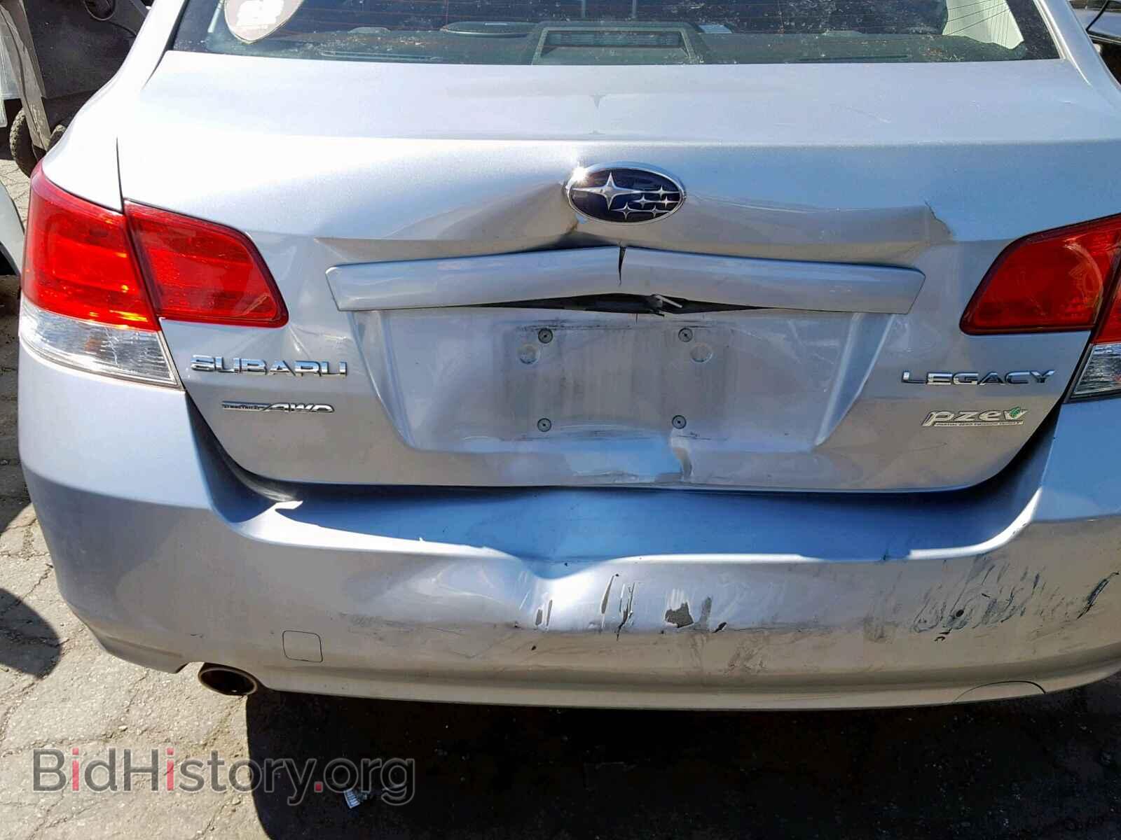 2012 SUBARU LEGACY - VIN: 4S3BMBF61C3009779 - Фото 9