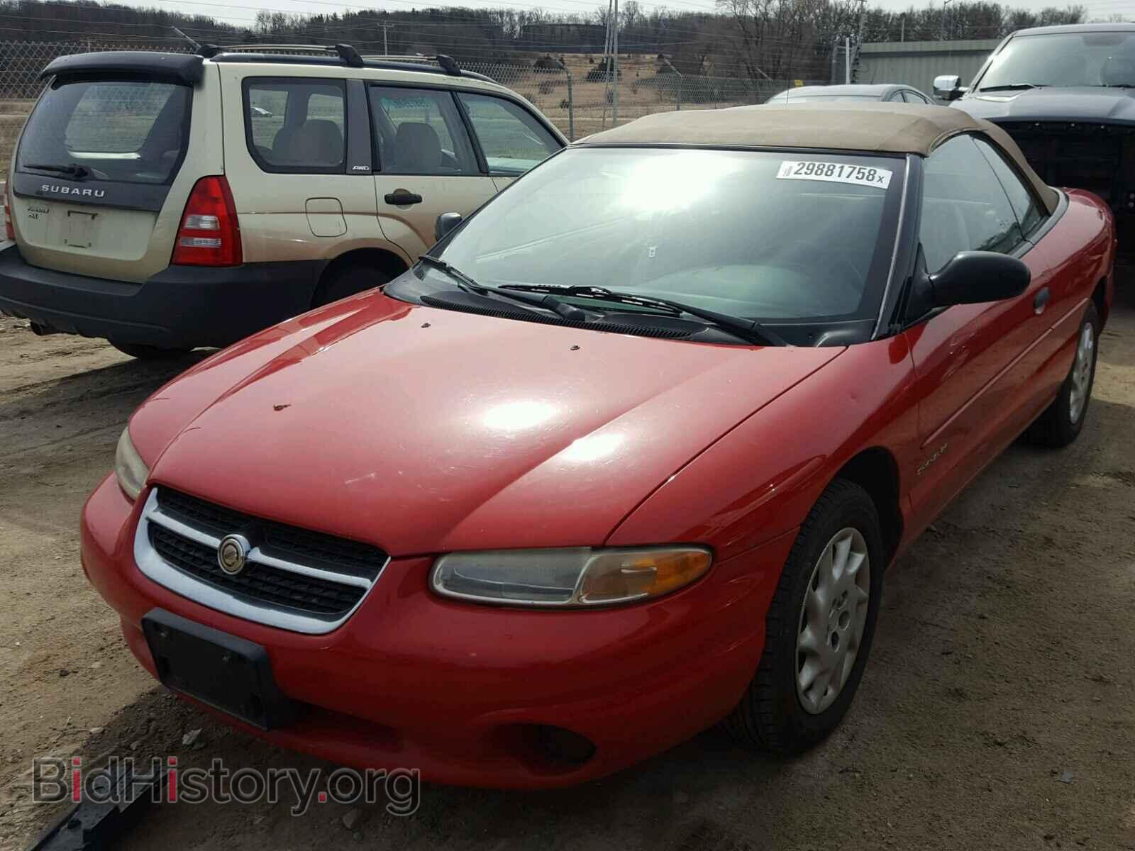 1998 CHRYSLER SEBRING - VIN: 3C3EL45H6WT266416 - Фото 2