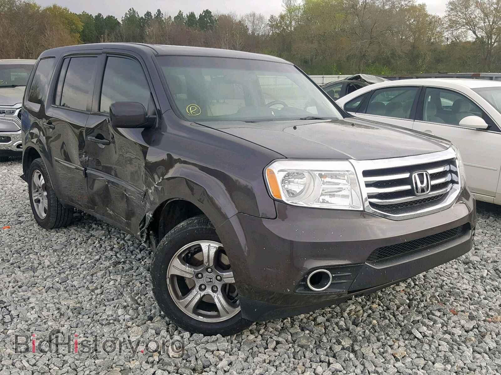 Photo 5FNYF3H56CB021492 - HONDA PILOT EXL 2012