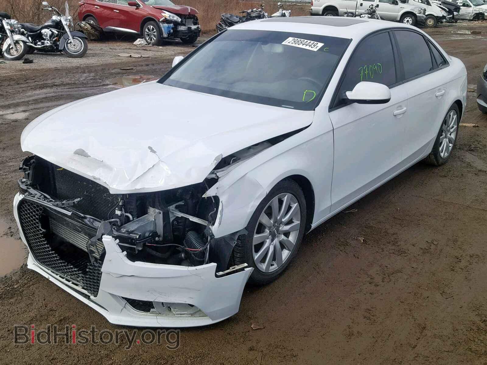 2013 AUDI A4 - VIN: WAUBFAFL0DN040664 - Фото 2
