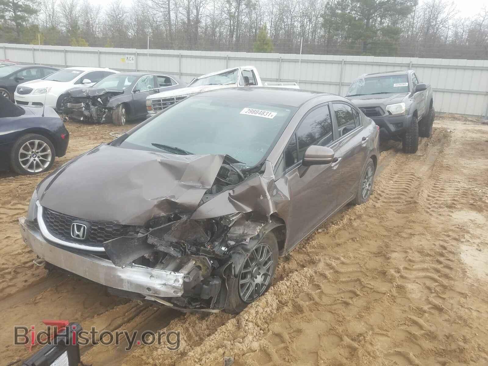 2015 HONDA CIVIC - VIN: 2HGFB2F50FH537301 - Фото 2