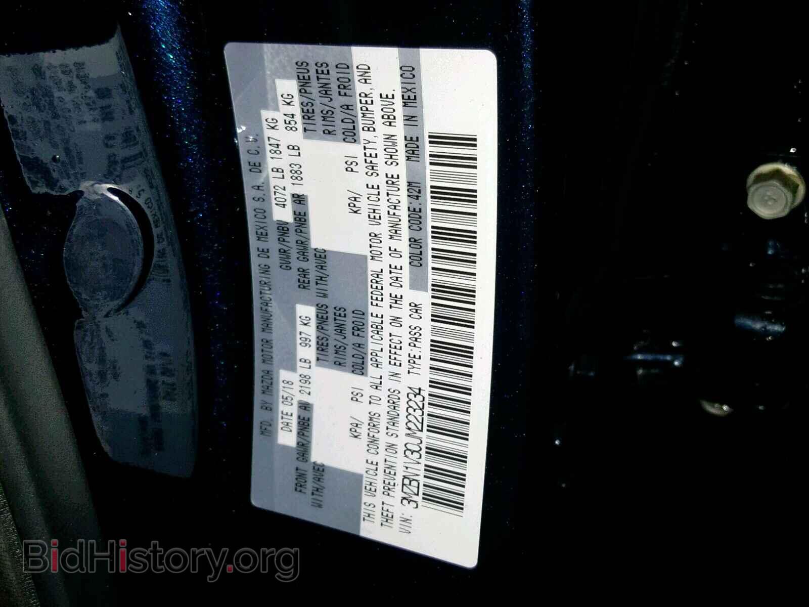 2018 MAZDA 3 - VIN: 3MZBN1V30JM223234 - Фото 10