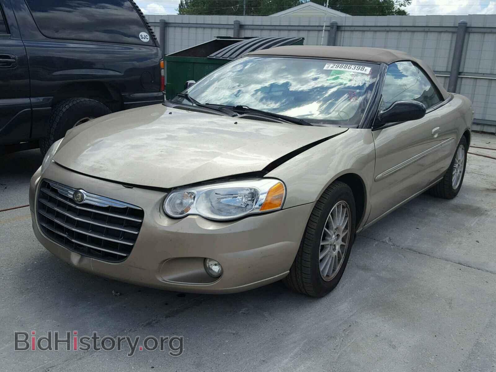 2004 CHRYSLER SEBRING - VIN: 1C3EL55R14N283930 - Фото 2
