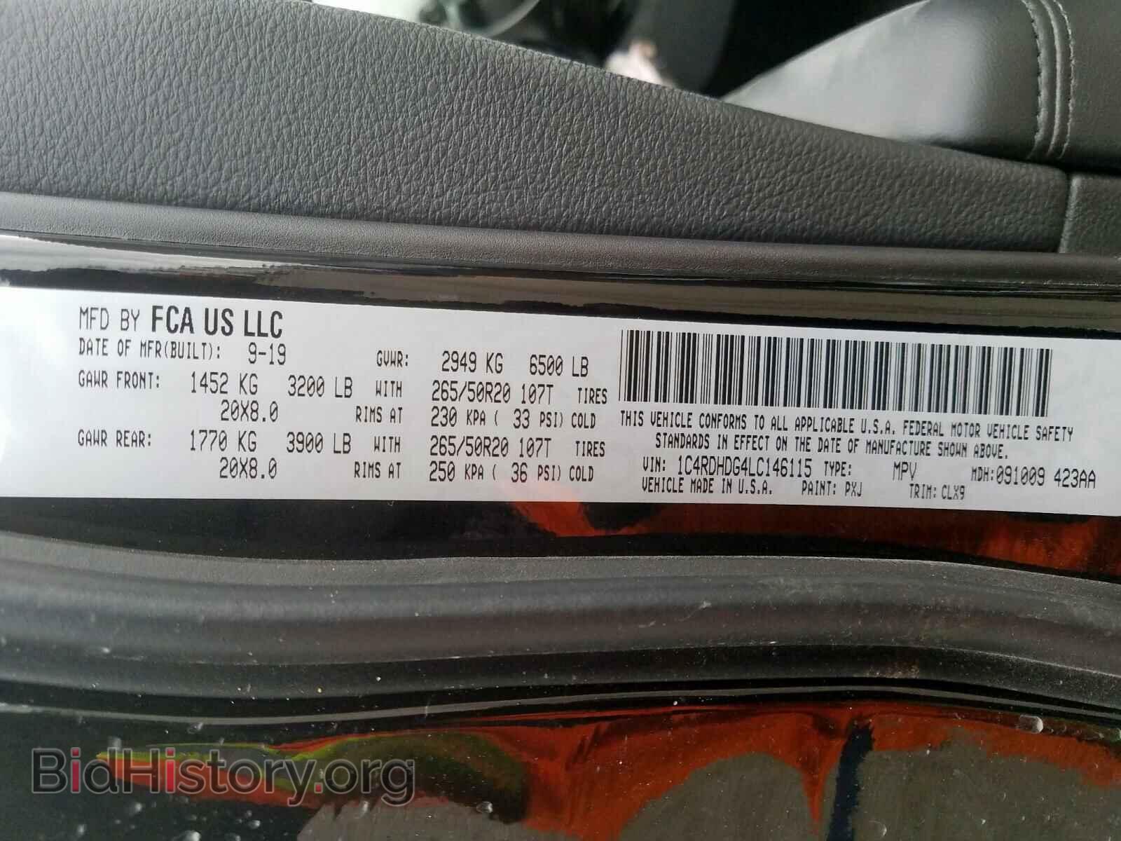 2020 DODGE DURANGO GT - VIN: 1C4RDHDG4LC146115 - Photo 10