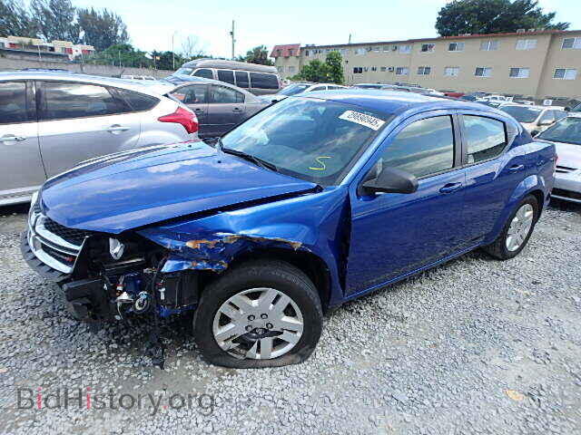2013 DODGE AVENGER - VIN: 1C3CDZAG5DN748225 - Фото 2