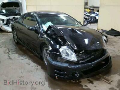 2004 Mitsubishi ECLIPSE Eclipse GT, black — VIN 4A3AC74H54E074170, Copart