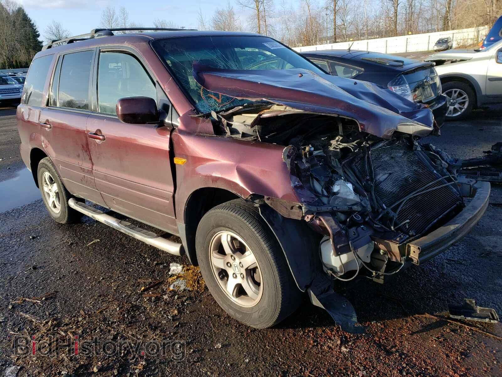 Photo 5FNYF285X7B039686 - HONDA PILOT 2007