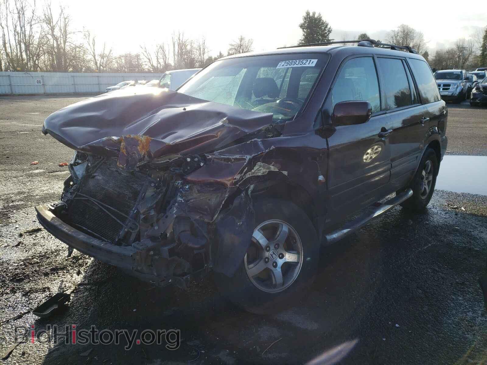 2007 HONDA PILOT - VIN: 5FNYF285X7B039686 - Фото 2