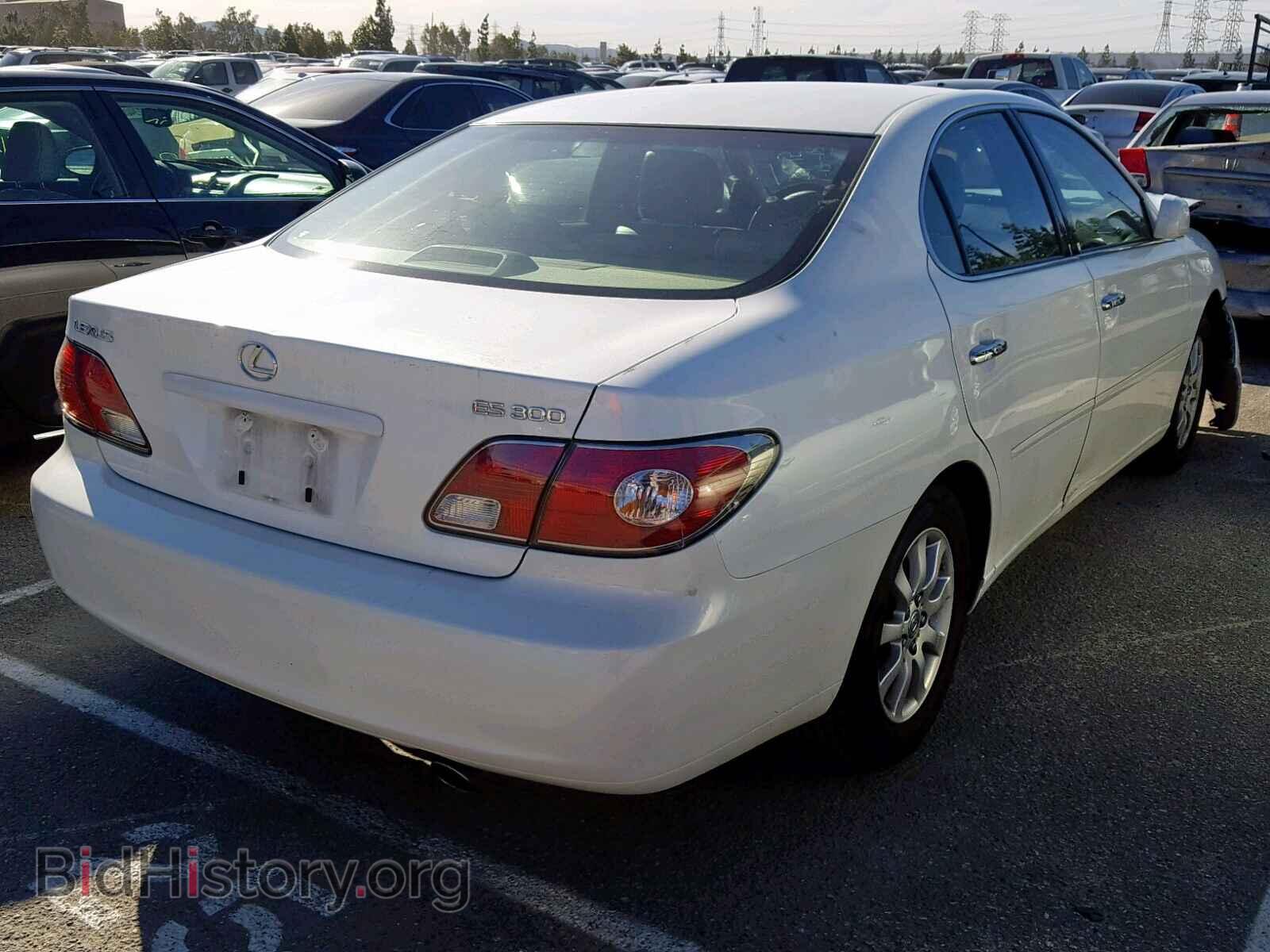 2003 LEXUS ES300 - VIN: JTHBF30G030109647 - Фото 4