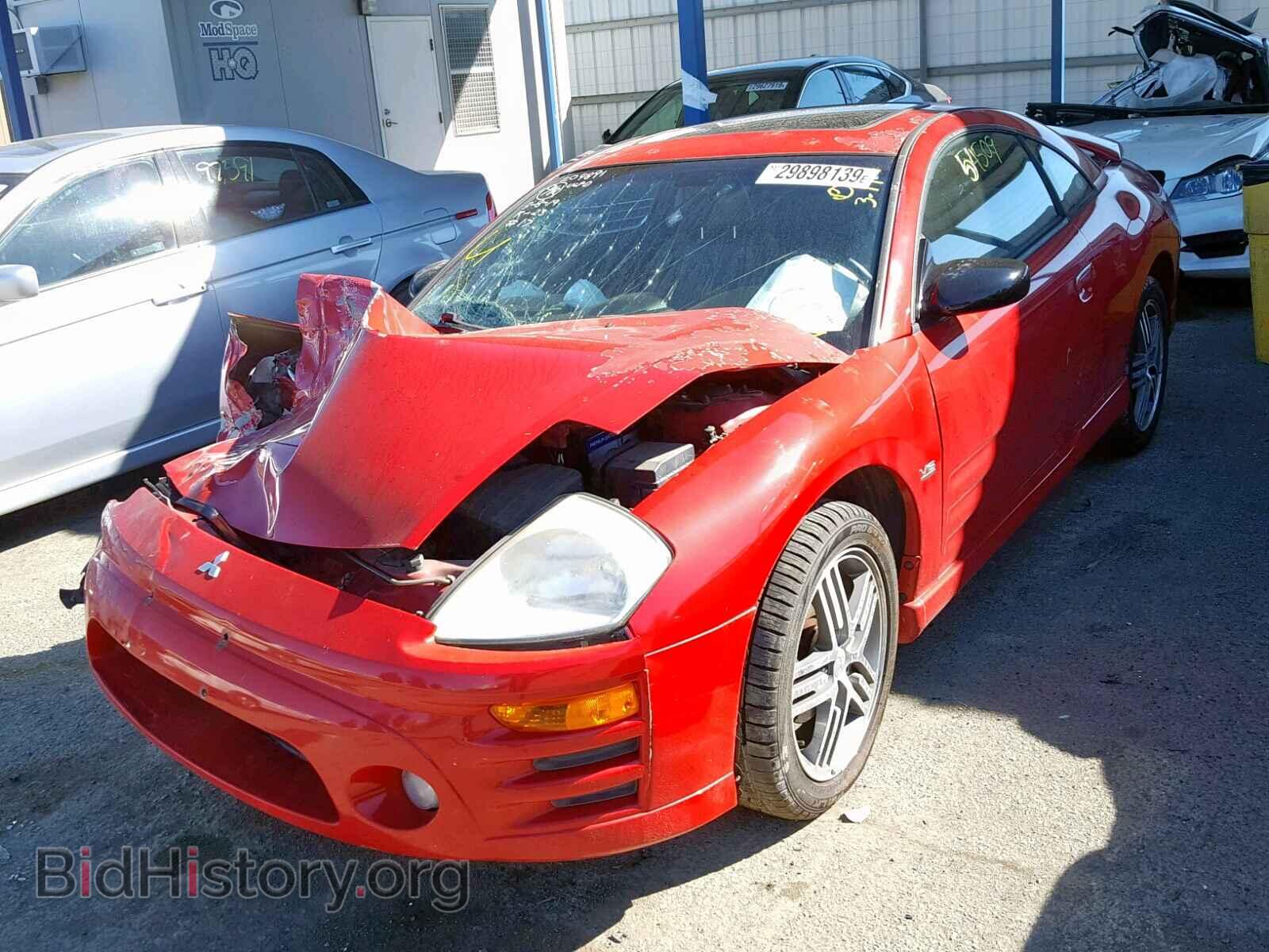 2003 MITSUBISHI ECLIPSE - VIN: 4A3AC74H33E030571 - Фото 2