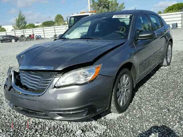 2012 CHRYSLER 200 - VIN: 1C3CCBAB0CN217284 - Фото 2