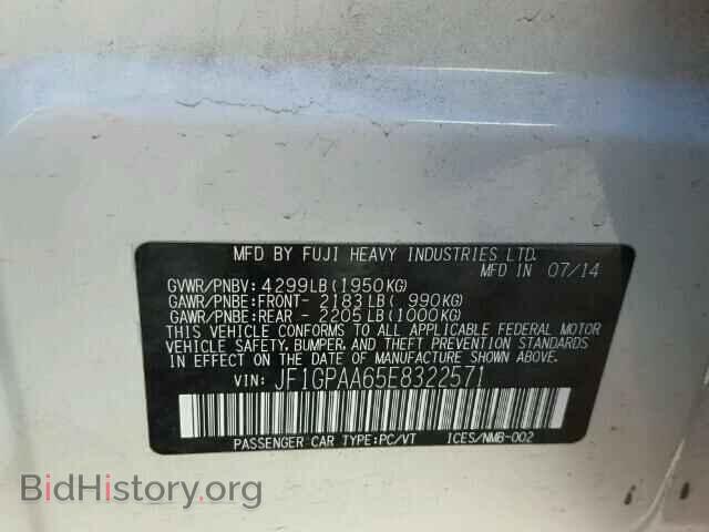 2014 SUBARU IMPREZA - VIN: JF1GPAA65E8322571 - Photo 10