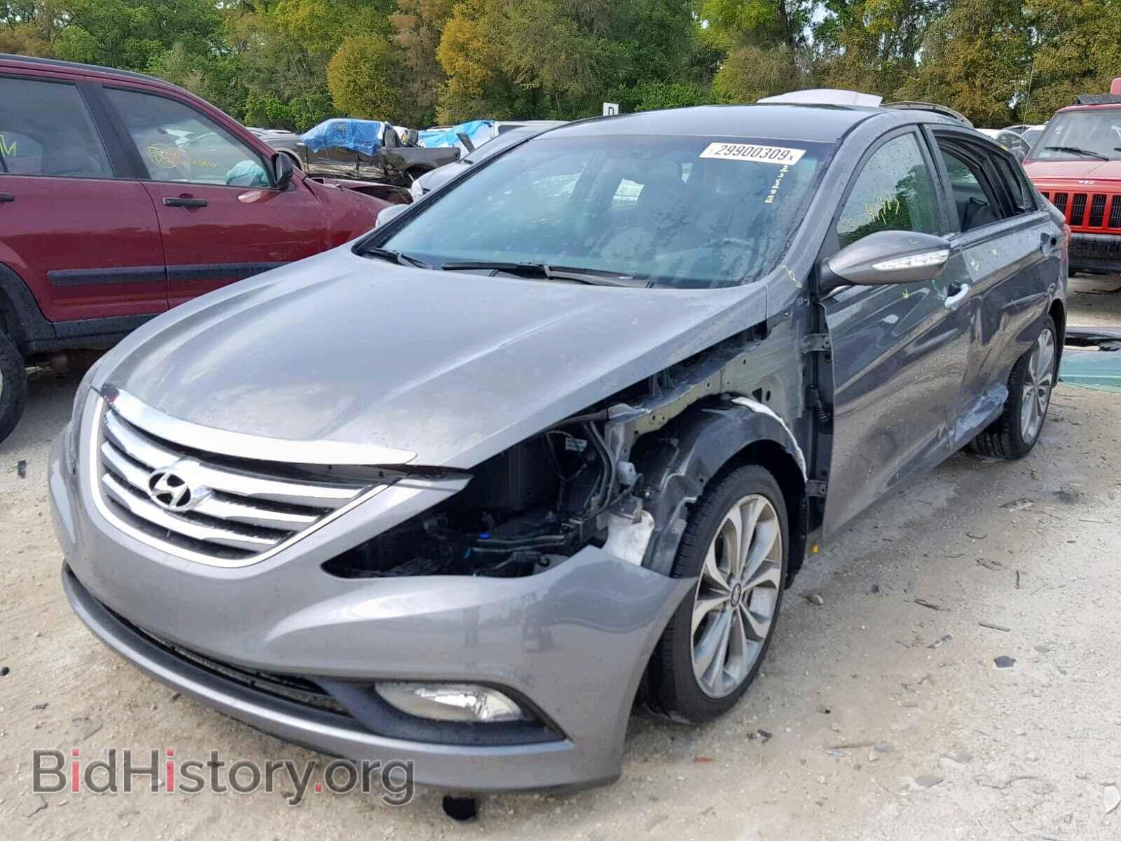 2014 HYUNDAI SONATA - VIN: 5NPEC4AB5EH855940 - Фото 2