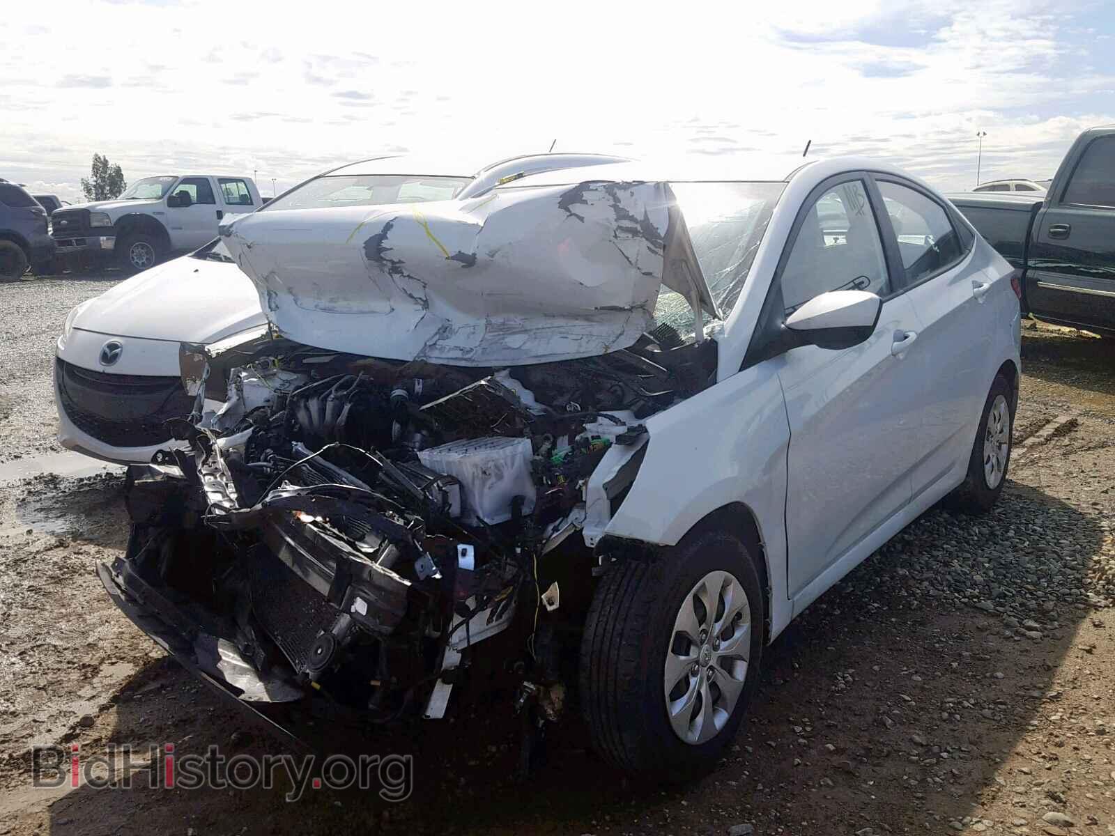 2016 HYUNDAI ACCENT - VIN: KMHCT4AE4GU011510 - Фото 2