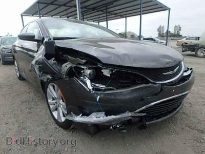 2015 Chrysler 200 200 Limite, темно-серый — VIN 1C3CCCAB5FN739872, Copart