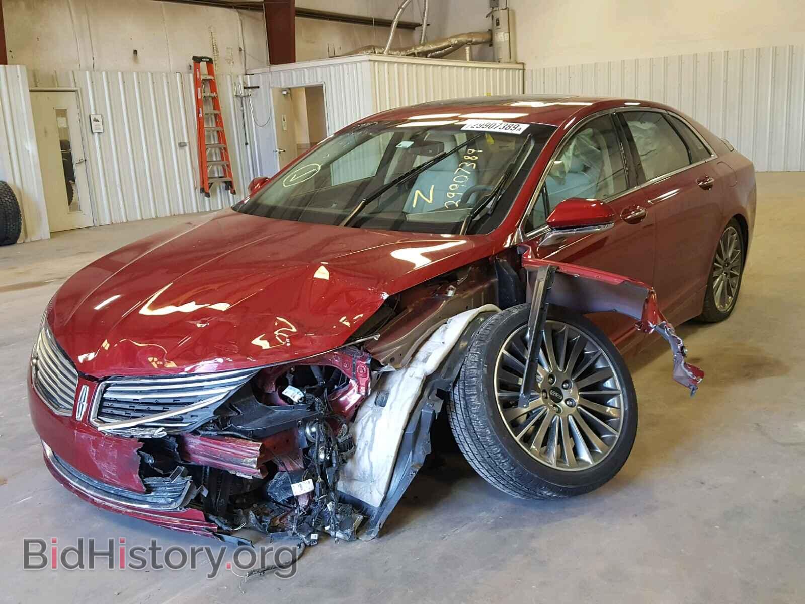 2014 LINCOLN MKZ - VIN: 3LN6L2G99ER808237 - Фото 2