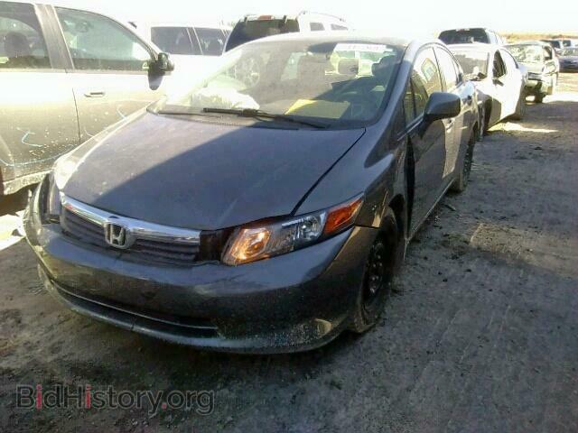 2012 HONDA CIVIC LX - VIN: 2HGFB2F44CH112716 - Фото 2