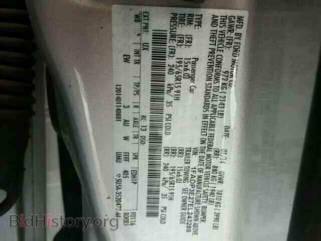 2014 FORD FOCUS - VIN: 1FADP3E27EL243289 - Photo 10