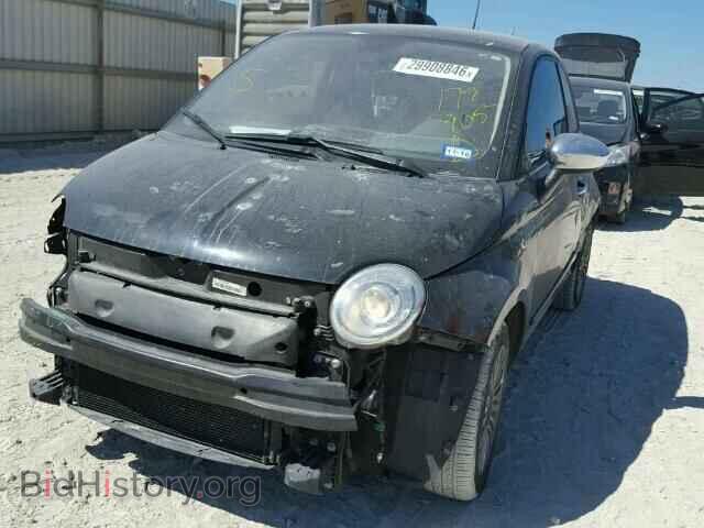 2012 FIAT 500 - VIN: 3C3CFFCR0CT179905 - Фото 2