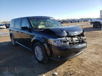 2018 Ford FLEX Flex SEL, черный — VIN 2FMGK5C84JBA19203, Copart