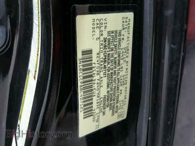 2011 NISSAN VERSA - VIN: 3N1BC1CP8BL407121 - Фото 10