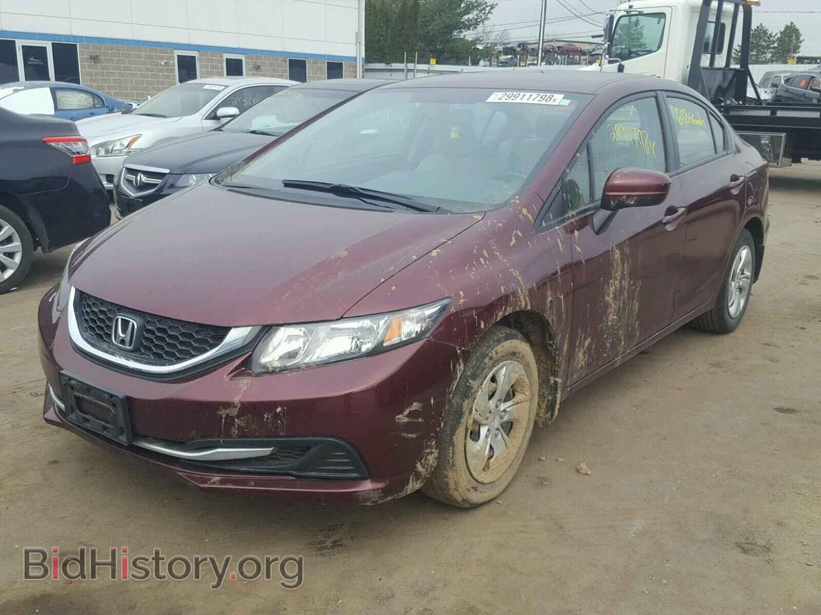 2014 HONDA CIVIC - VIN: 2HGFB2F51EH535006 - Фото 2