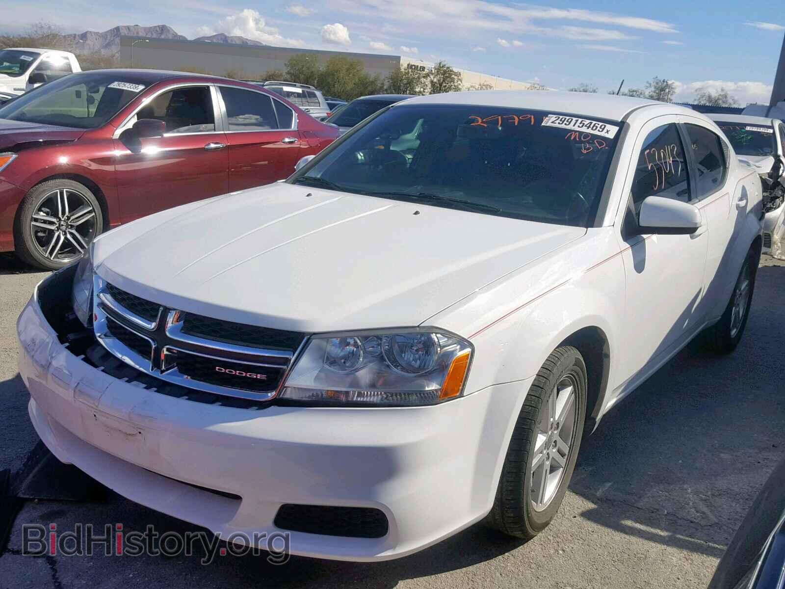 2012 DODGE AVENGER - VIN: 1C3CDZCB4CN161658 - Фото 2