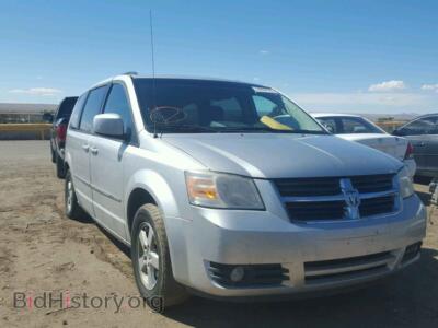 2010 Dodge CARAVAN Grand Cara, silver — VIN 2D4RN5D13AR195501, Copart