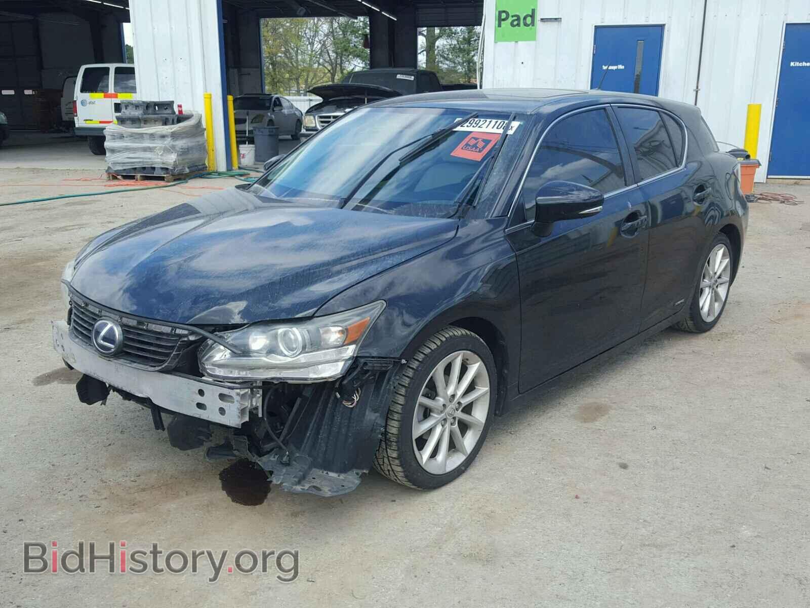 2011 LEXUS CT 200 - VIN: JTHKD5BH5B2027732 - Фото 2