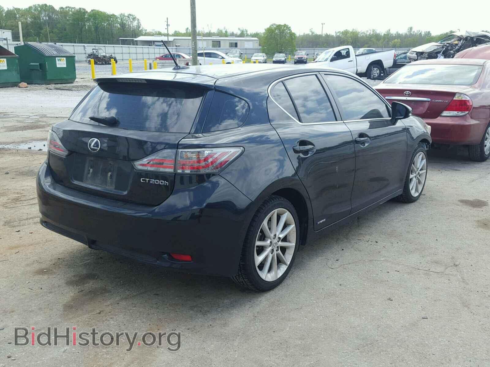 2011 LEXUS CT 200 - VIN: JTHKD5BH5B2027732 - Фото 4