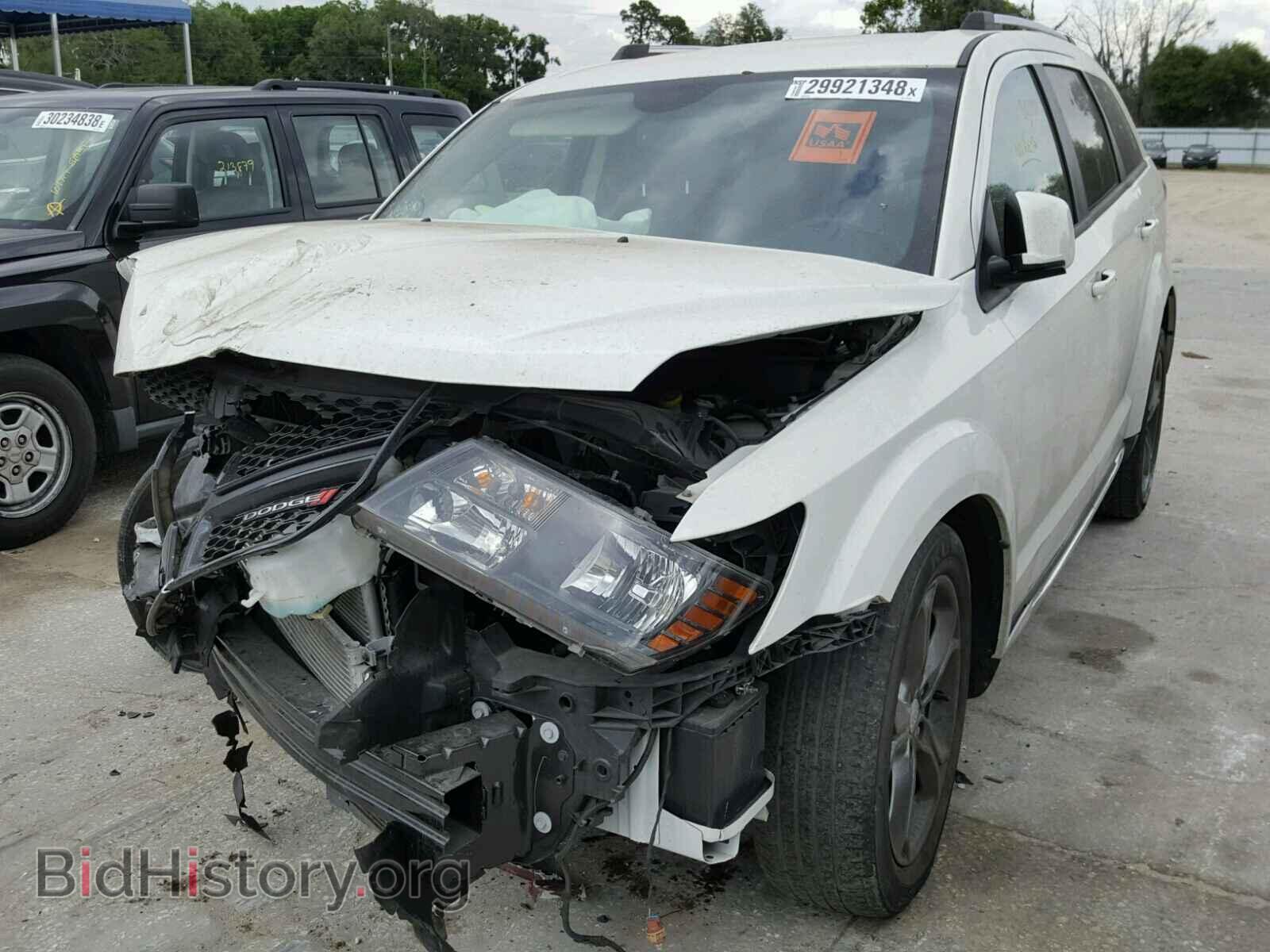 2015 DODGE JOURNEY - VIN: 3C4PDCGB7FT587532 - Фото 2