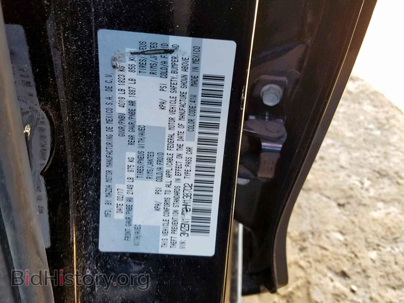 2017 MAZDA 3 - VIN: 3MZBN1V72HM138702 - Фото 10
