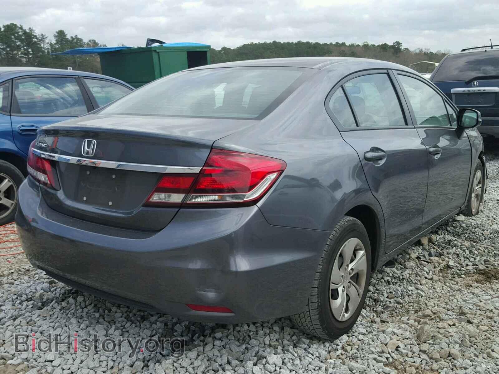 2013 HONDA CIVIC - VIN: 19XFB2F53DE085626 - Фото 4