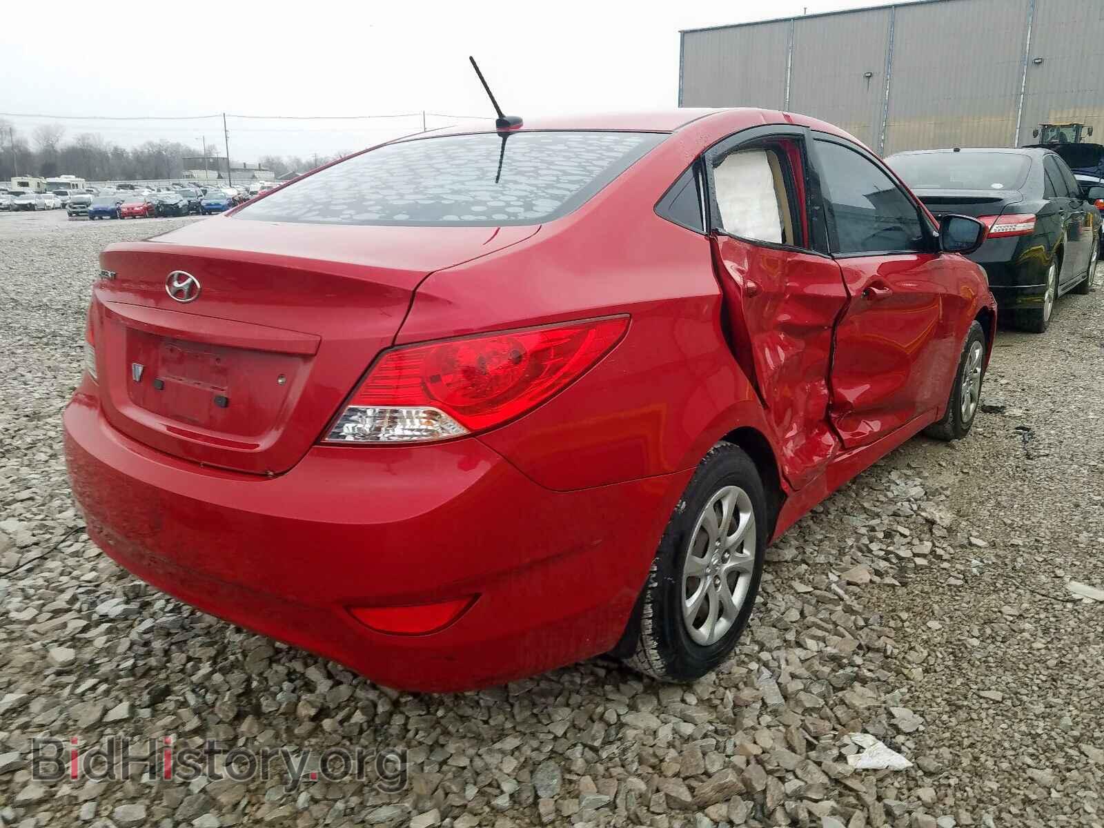 2013 HYUNDAI ACCENT - VIN: KMHCT4AE0DU422981 - Фото 4