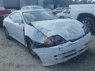 2004 Hyundai TIBURON, белый — VIN KMHHM65D14U144429, Copart