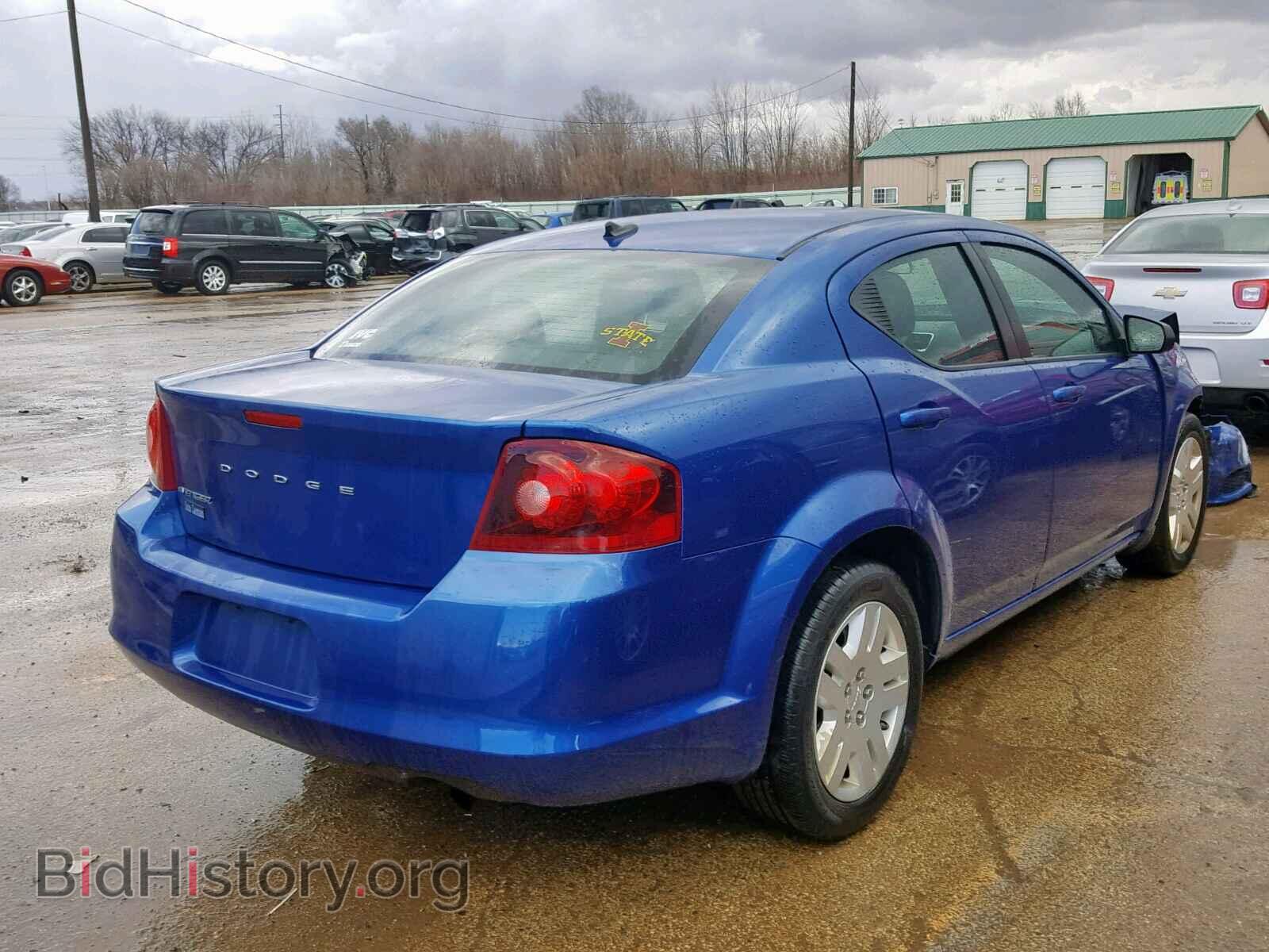 2014 DODGE AVENGER - VIN: 1C3CDZAB1EN103058 - Фото 4
