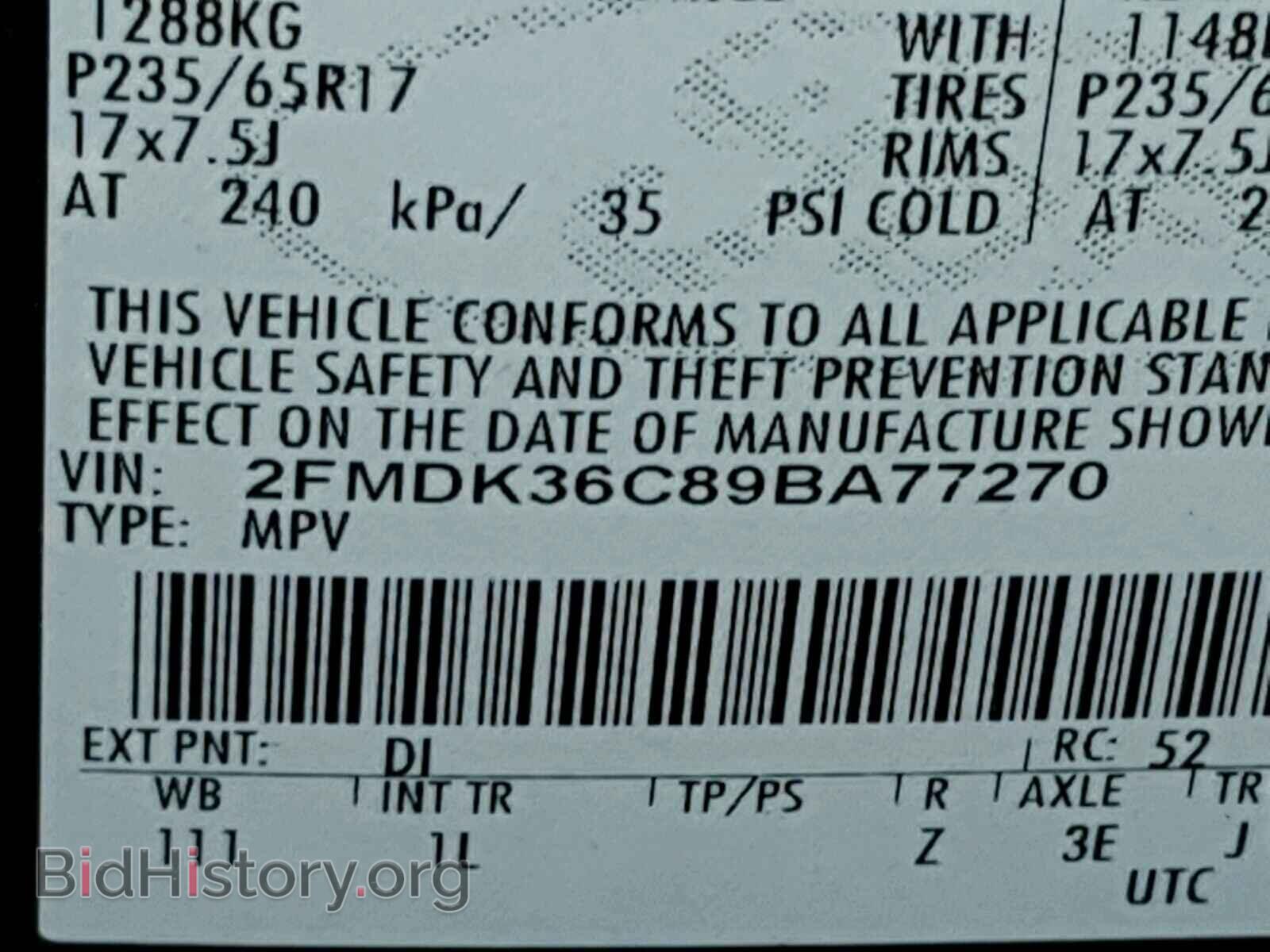 2009 FORD EDGE - VIN: 2FMDK36C89BA77270 - Photo 10