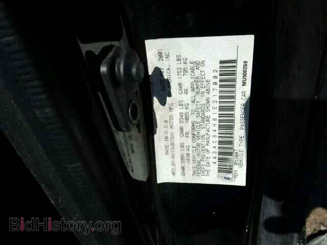 2001 MITSUBISHI ECLIPSE - VIN: 4A3AC84H81E217002 - Фото 10