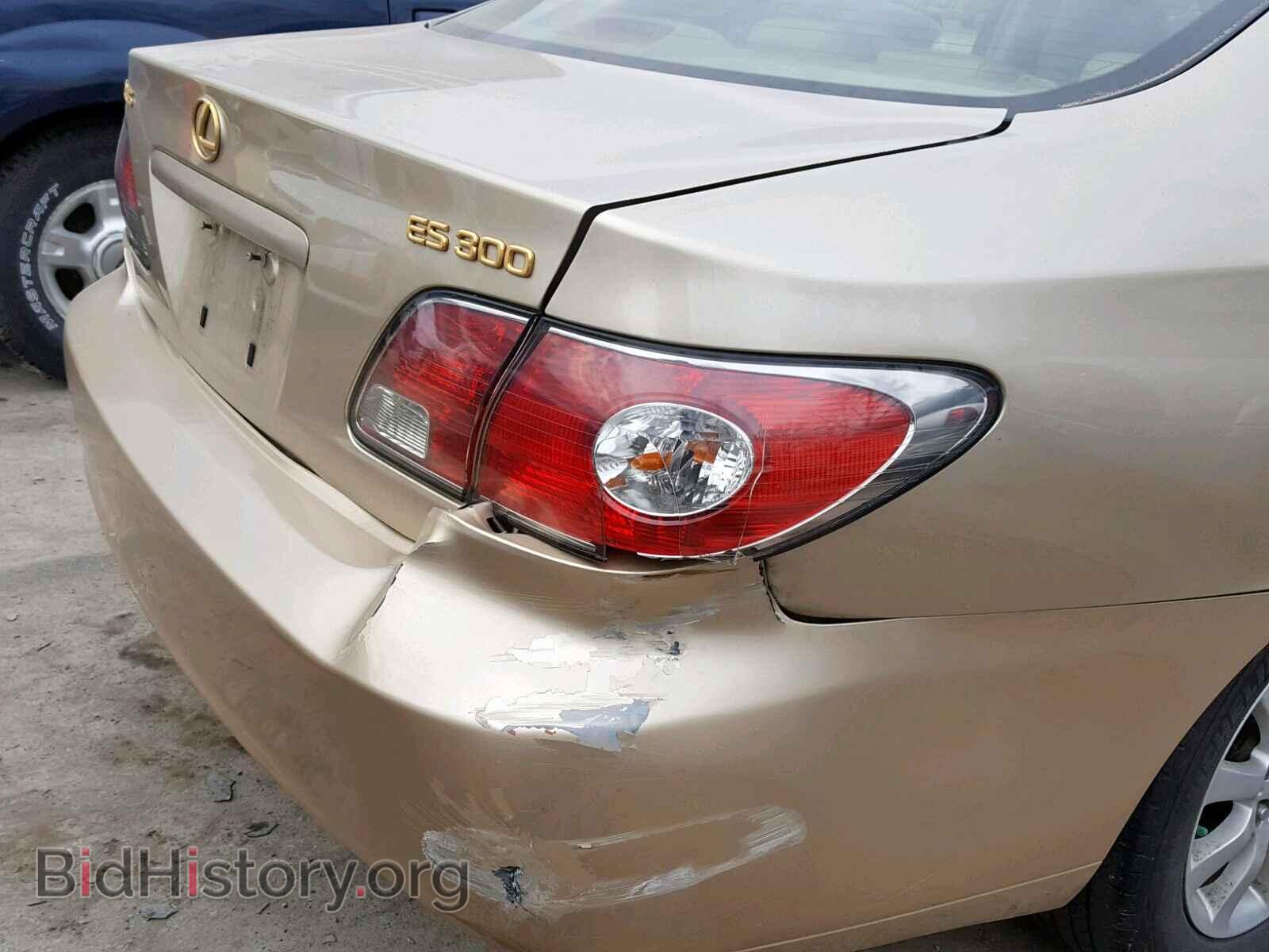 2003 LEXUS ES300 - VIN: JTHBF30G230138177 - Фото 9