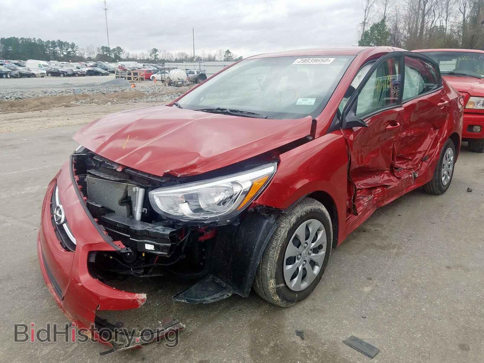 2017 HYUNDAI ACCENT - VIN: KMHCT4AE2HU357590 - Фото 2